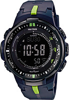 再降价！Casio 卡西欧 PRW-3000-2 登山系列 6局电波太阳能男款腕表（黑色反显）