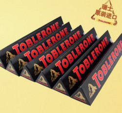 临期商品：Toblerone 瑞士三角 黑巧克力 300g