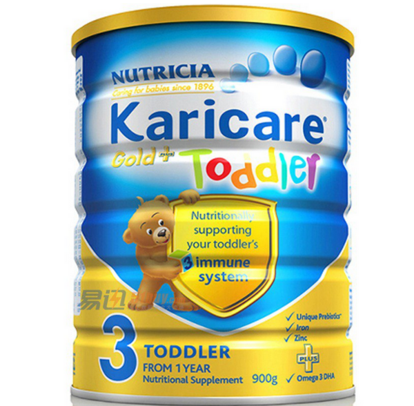 Karicare 可瑞康 3段幼儿配方奶粉 900g*4桶