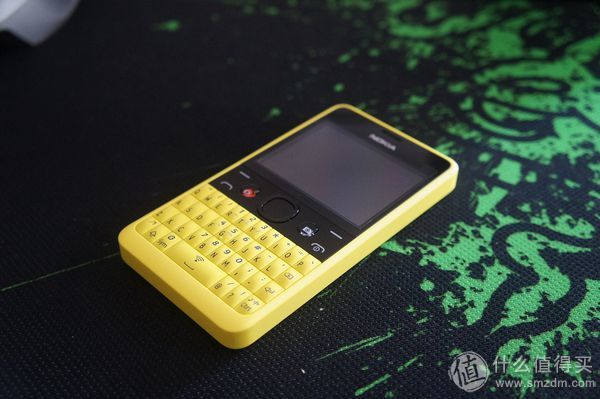 华中好价:nokia 诺基亚 asha 210 gsm 手机(全键盘,双卡双待)黄色