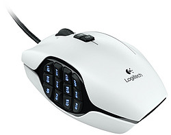 Logitech 罗技 G600 游戏鼠标 白色