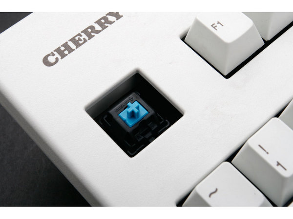 Cherry 樱桃 G80-3000LPCEU-0 机械键盘（白色青轴）