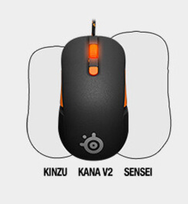 SteelSeries 赛睿 KANA v2 光学游戏鼠标 白色