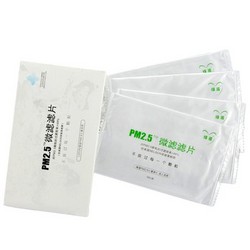 凑单品：绿盾PM2.5口罩 微滤滤片 成人4片装