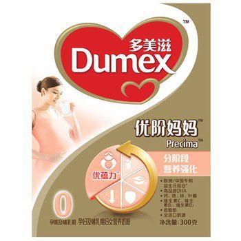 上海等部分地区有货：Dumex 多美滋 金装优阶妈妈 0段奶粉 300g