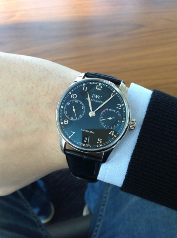 高端秀：IWC 万国 Portuguese 系列  葡萄牙七日 IW500109 男款 机械腕表