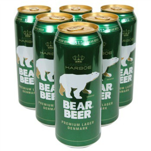 Harboe 哈尔博 绿熊啤酒 500ml*12听