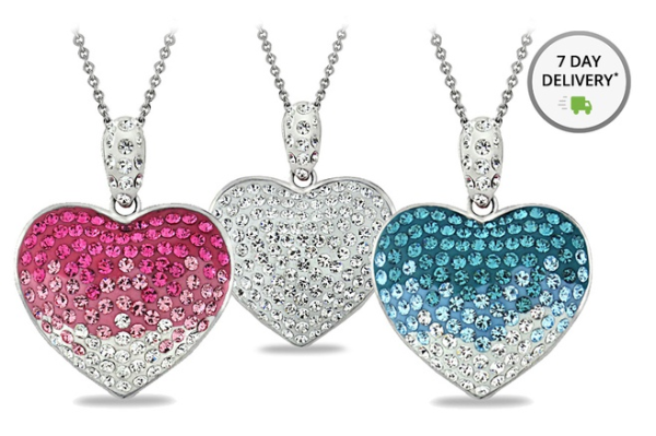 Swarovski 施华洛世奇 心形水晶项链