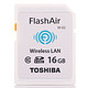 TOSHIBA 东芝 16G FlashAir无线局域网嵌入式SDHC存储卡 Class10