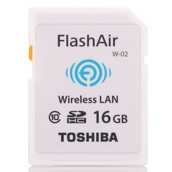 TOSHIBA 东芝 16G FlashAir无线局域网嵌入式SDHC存储卡 Class10 