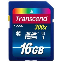 Transcend 创见 SDHC Class 10 UHS-I存储卡 16GB 