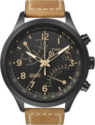 Timex 天美时 IQ系列 T2N700 男款皮带腕表（飞返）
