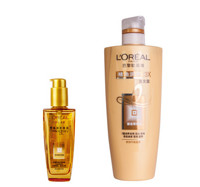 L’OREAL 欧莱雅 精油润养洗发露 700ml+润发精油 100ml