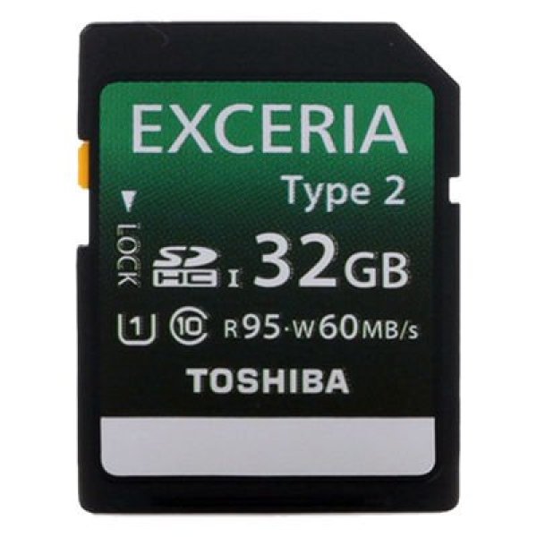 TOSHIBA 东芝 EXCERIA系列 Type 2型 SD存储卡(UHS-1、32GB)+ 读卡器