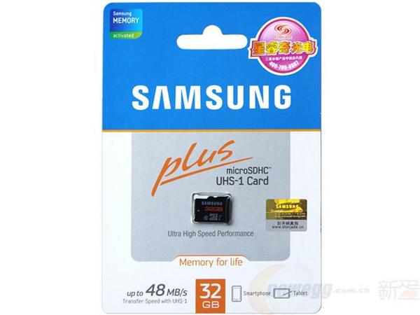 Samsung 三星 32GB TF 存储卡（Class10、UHT-1、橙卡）