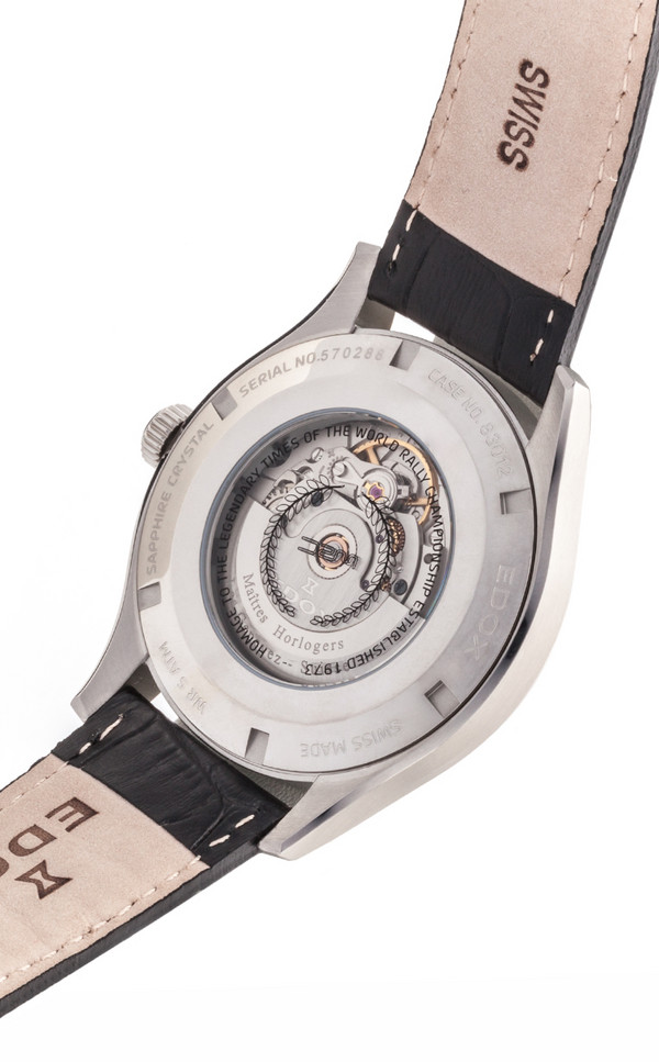 EDOX 依度 WRC Classic 系列 85015-3-AIN 男士机械腕表（透芯，26石）