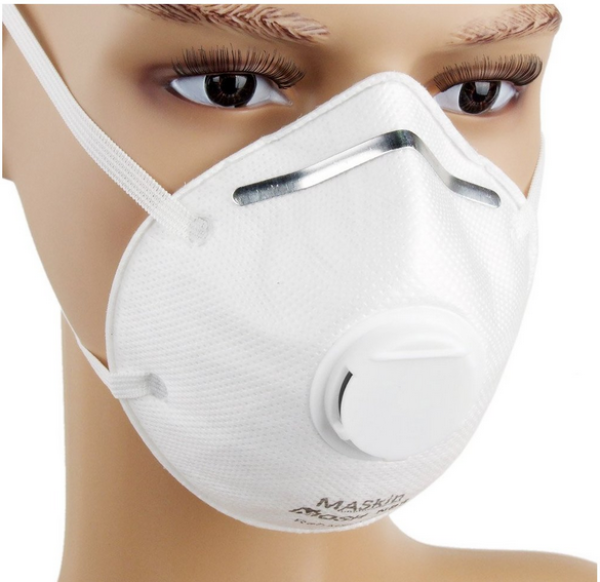 MASkin 615510 头戴式口罩 10只装 (N95级,PM2.5,呼气阀)