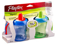 凑单品：Playtex 倍儿乐 The First Sipster Spill-Proof Cup 学饮杯 （200ml*2）