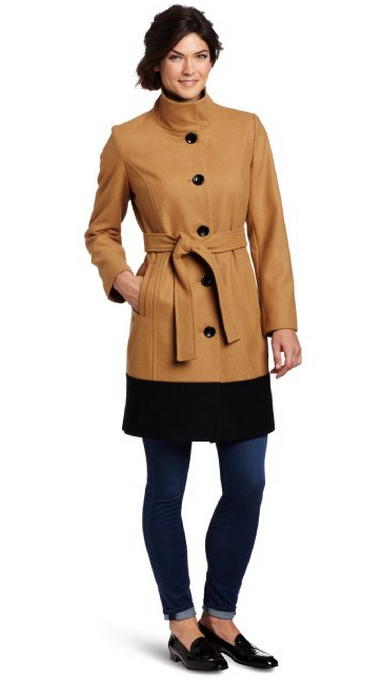 Anne Klein 安妮克莱恩 Paula Coat 女式羊毛大衣