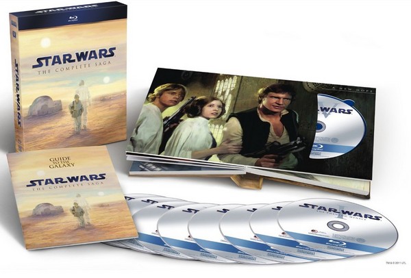收藏党：Star Wars 星球大战完整典藏版  （9张蓝光+16页纪念册）