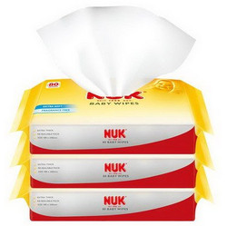NUK 湿纸巾80片×3包 