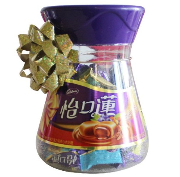 吉百利 怡口莲 什锦装 巧克力味夹心太妃糖 300g*4罐