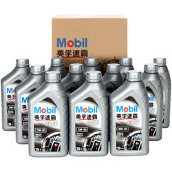 Mobil 美孚 速霸 2000 合成机油 5W-40（1L装）箱装 1L*12支