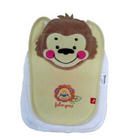 凑单品：Fisher-Price 费雪 FP12A015 吸汗巾及口水兜套装(狮子+猴子)
