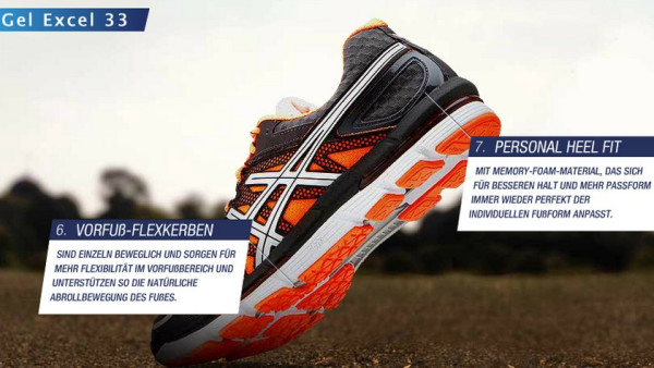 低于海淘:asics 亚瑟士 GEL-Excel33 2 男款 轻量缓震跑鞋