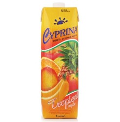 Cyprina 塞浦丽娜 热带果汁饮料(100%果汁) 1L*2盒