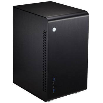 黑色款显瘦:JONSBO 乔思伯 U3 MATX全铝机箱 黑色