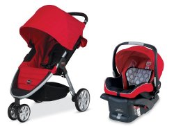 大降150刀！Britax 宝得适 2014 B-Agile and B-Safe Travel System 悦途 婴儿推车+旅行车载提篮
