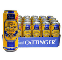 限华东华中等地区：OETTINGER 奥丁格 大麦啤酒 500ml*24罐