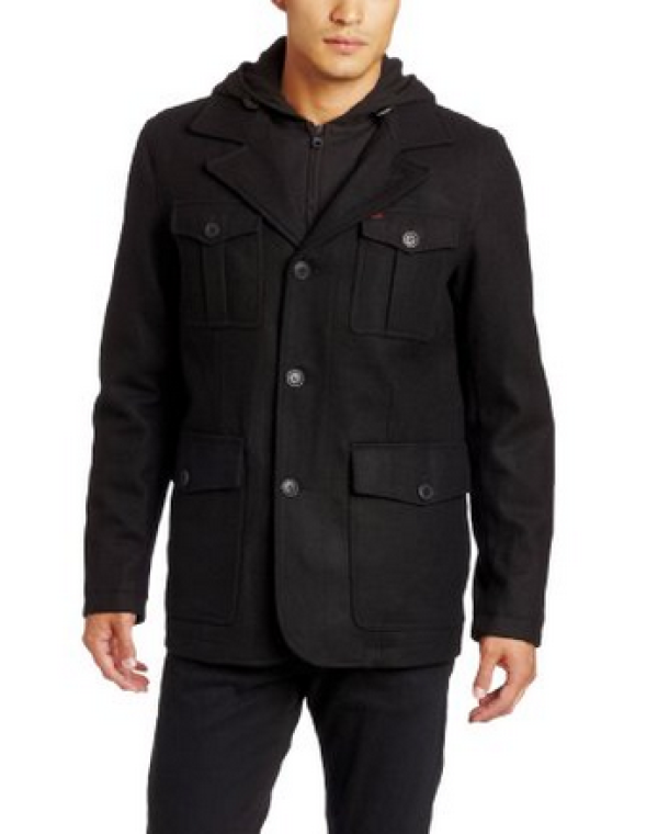 大码福利:Levi's 李维斯 Melton 男士羊毛外套