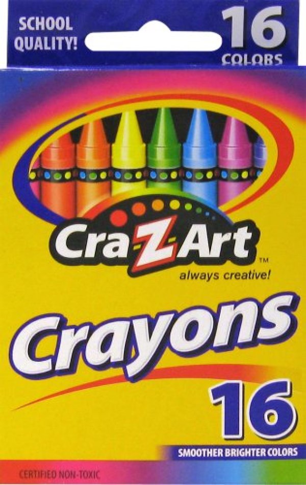 凑单品：Cra-Z-art  蜡笔 16色装 