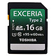 TOSHIBA 东芝 (EXCERIA-Type2) 16G (UHS-I) SDHC储存卡 (R95W60)