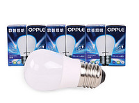OPPLE 欧普照明 LED球泡 5W-350-E27-5700K 6只装