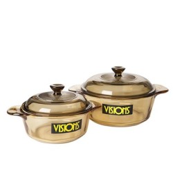 康宁 VISIONS VS-384/CN 0.8L+1.25L 晶彩透明锅