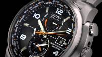 CITIZEN 西铁城 Eco-Drive AT9010-52E 男款光动能腕表（5局电波、两地时间）