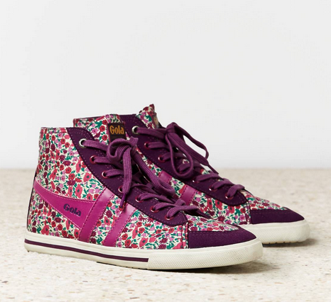 来点小清新：GOLA Liberty Quota High Top 女款印花休闲鞋