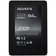ADATA 威刚  SP600 64G 2.5英寸 SATA-3固态硬盘 (ASP600S7-64GM)