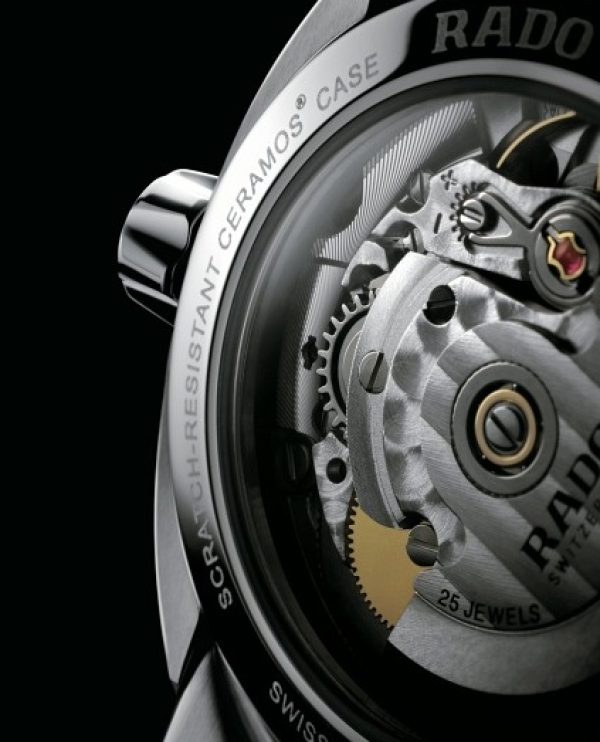 RADO 雷达 D-Star 帝星系列 R15946103 Ceramos 碳化钛金属陶瓷 男士机械腕表