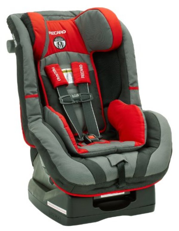 RECARO 瑞雷卡罗 ProRIDE Convertible 儿童汽车安全座椅 红色款