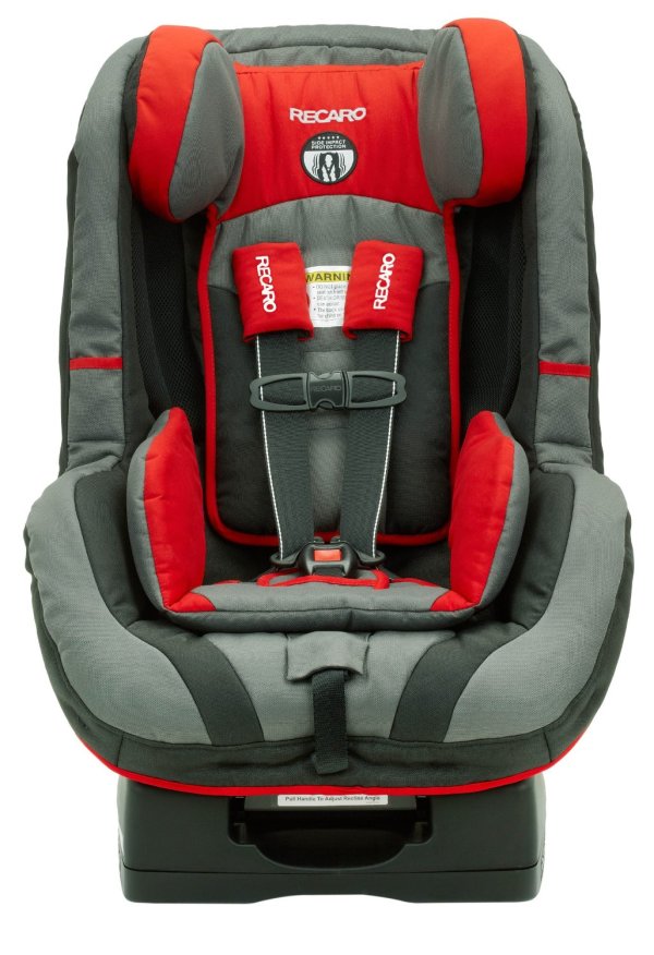 RECARO 瑞雷卡罗 ProRIDE Convertible 儿童汽车安全座椅 红色款