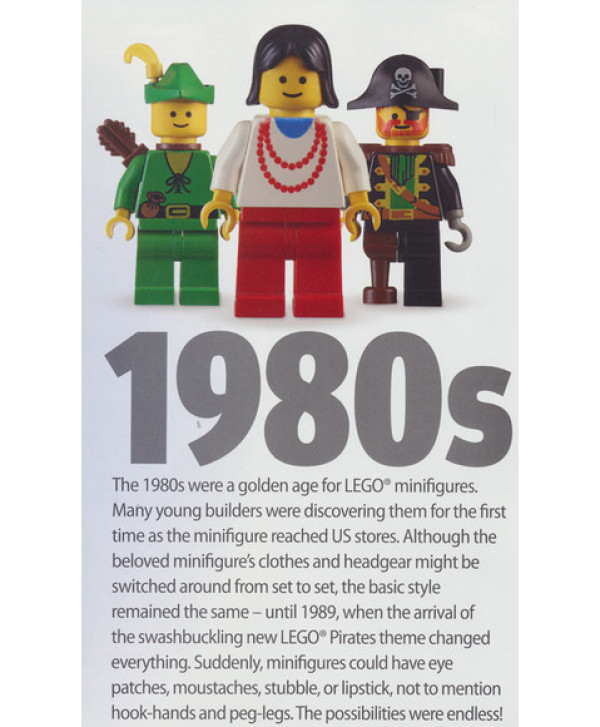 LEGO Minifigures Year by Year A Visual History 乐高人仔百科（2013款、送3个人仔）*2