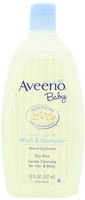 凑单品：Aveeno Baby Wash & Shampoo 婴儿洗发、沐浴二合一 532ml