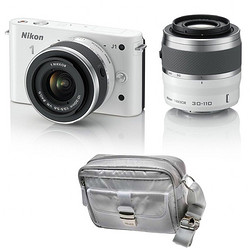 Nikon 尼康 J1 双镜头套机（10-30mm、30-110mm双镜头+相机包，官翻）