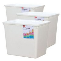 LOCK&LOCK 乐扣乐扣 DIY收纳箱3件套 白色 INP312WS(30L*3)