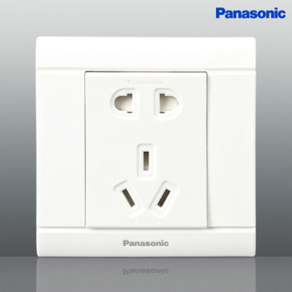 Panasonic 松下电工 佳典纯系列 五孔插座(10只、86型)