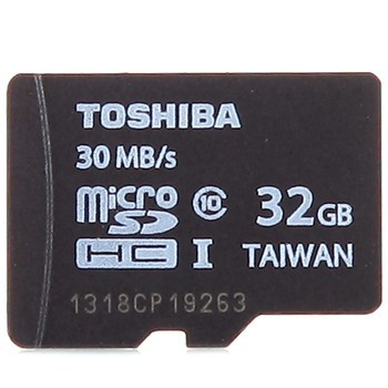 限华南：TOSHIBA 东芝 32G TF存储卡（Class10、30MB/s）